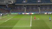 第9分钟格拉斯哥流浪者球员莫雷洛斯进球 格拉斯哥流浪者1-0安特卫普