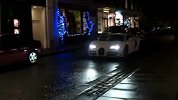 黑夜主宰！伦敦街拍白色布加迪超级运动版