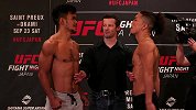 UFC-17年-格斗之夜117主赛选手面对面赛前称重仪式现场-花絮