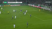 第74分钟云达不莱梅球员皮萨罗进球 阿特拉斯1-6云达不莱梅