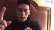 林书豪挑战林俊杰说绕口令：我放弃 这比篮球难得多