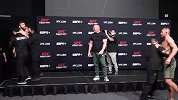 浩克出击！UFC“绿巨人”赛前对视火爆推搡 大拿一脸无奈~