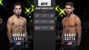 UFC on ESPN27期：阿德里安-亚内兹VS兰迪-科斯塔