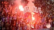 中超-13赛季-联赛-第30轮-江苏舜天保级成功 球迷放信号弹庆祝-花絮