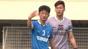 大连超越禁区内混战 顾斌一脚斜射绵软无力