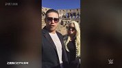 WWE-17年-欧洲巡演开启 米兹夫妇脸书直播游览古罗马竞技场-专题
