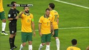 亚洲杯-15年-淘汰赛-决赛-第5分钟黄牌 澳大利亚弗拉尼奇大力拽人犯规-花絮