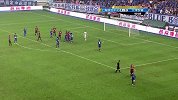 中国足协杯-16赛季-1/4决赛-第1回合-第90分钟红牌 申花柏佳骏干扰对方发任意球两黄变一红-花絮