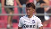 中超-17赛季-京津冀杯-王栋任意球射近脚直接破门 张岩被人墙遮挡视线望球心叹-花絮