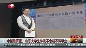 山东大学生体质不合格不得毕业