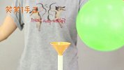 用塑料漏斗和皮球做一个减压器，可以舒缓情绪噢