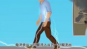 碰到高压线掉落地上，为什么不能跑？