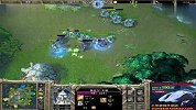 【FT组合 VS 菜菜组合】魔兽争霸3大帝解说 业余最强战鬼王兽王 1