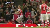英超-1415赛季-联赛-第10轮-72分钟进球 阿森纳钱伯斯门前混战爆射破门-花絮