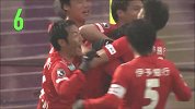 J联赛一周十佳球 鹿岛外援超远世界波居首