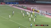 就差一点点！下田北斗任意球划出美妙弧线 皮球擦着立柱飞出底线
