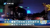 视频：台警涉捏假车祸锁定百万名车诈亿元