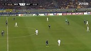 第63分钟奥林匹亚科斯球员Georgios Masouras射门
