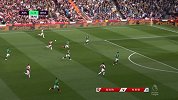 阿森纳3人组奉献犀利反击 奥巴梅扬2人包夹抢射死角被封