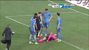 毅腾悍将扼杀绿城最后努力 黄世博头球被门线解围