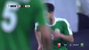 不甘示弱！土库曼斯坦任意球打出精妙配合 头球后蹭稍稍偏出