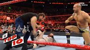 WWE-17年-RAW第1262期十佳镜头：罗门打赢重磅三重威胁赛-专题