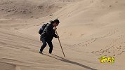 走进甘肃张掖，领略国家级沙漠风光，意外拍到沙漠流沙现象