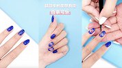 最近超火的百事可乐美甲教程，赶紧get起来！