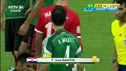 世界杯-14年-小组赛-A组-第3轮-克罗地亚拉基蒂奇中场凶狠飞铲 得到一张黄牌-花絮