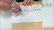 意甲-皮耶罗手写贺词祝尤文建队120年 射术好字写的也漂亮-专题