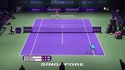 WTA-14年-年终总决赛：小组赛-科维托娃0：2沃兹尼亚奇-全场