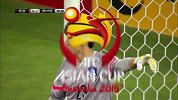 亚洲杯-15年-淘汰赛-决赛-第60分钟射门 澳大利亚莱基射门韩国门将精彩扑救-花絮