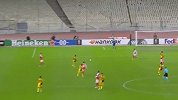 第31分钟雅典AEK球员奥利维拉进球 雅典AEK1-2布拉加