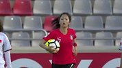 韩国队前场任意球再创良机 李玟娥反应灵敏梅开二度