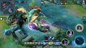 王者荣耀：梦泪中路天秀露娜，超帅气连招豪取五连绝世