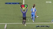 下半场补时第5分钟蔚山现代球员周敏圭换上
