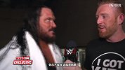 WWE-18年-希斯莱特赛后采访：就算被打的再惨也不会放弃训练-花絮