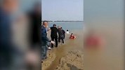 退伍军人三大跨步一个飞扑救落水母子 众人手拉手搭“人链”