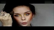 [美容]15岁化妆师马戏团的橙红色彩妆教程