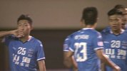 梅州防线4人上演眼神防守 权恒捡漏抽射破门助超越反超