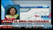 汪涛：经济放缓趋势将延续到7月份