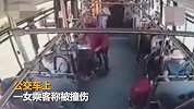 公交车刹车避让强行并线的小车，女乘客未受伤仍逼司机赔钱