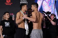 UFC-18年-UFC北京站称重仪式   雏量级：苏木达尔基VS斯莫卡-花絮