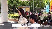 冉莹颖带二儿子看营养专家，11岁皓皓身高超一米四，靶身高仅到172