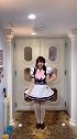 偶遇的日本女仆装小姐姐，白色的丝袜跳起舞来，真是太可爱了