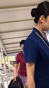接班的乘务长太美了！倾城一笑而过️最美乘务长