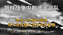 朝鲜战争中的绝密部队，美国眼中的肉中刺，击杀10万联合国军