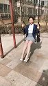 长腿妹子，不管做什么都能吸引目光