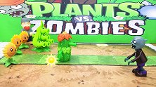 植物大战僵尸游戏！玉米加农炮仙人掌对战路障僵尸机械鲨鱼