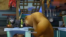 可怜的肥波还敢吩咐光头强打扫屋子，这不是找打吗？